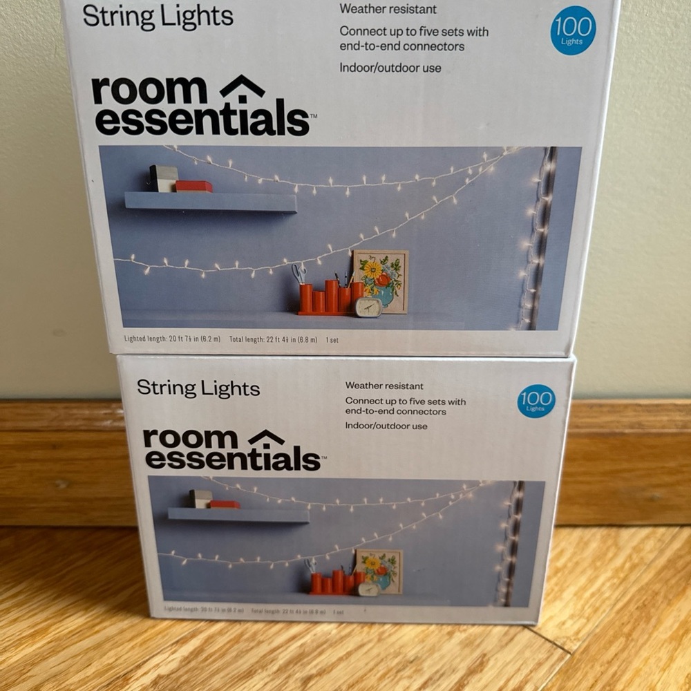 Room Essentials White String Lights